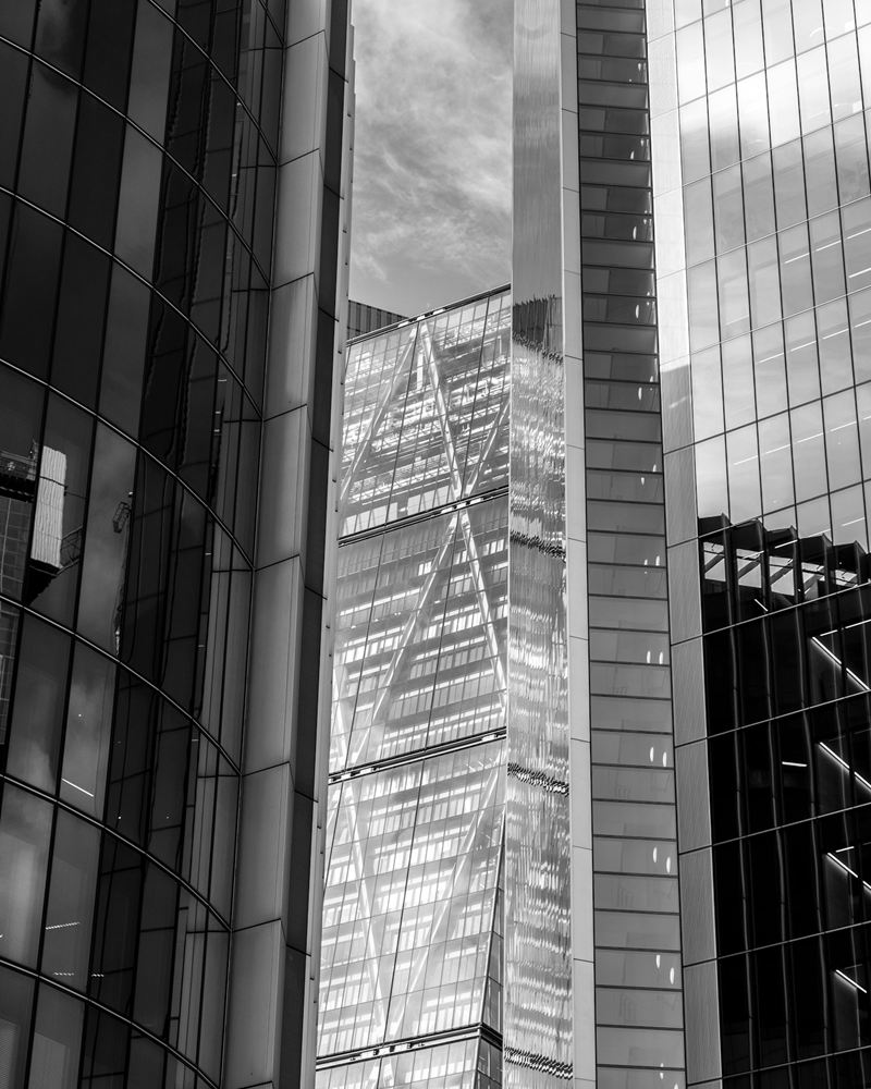 Glass towers of the City of London, including the Leadenhall Building